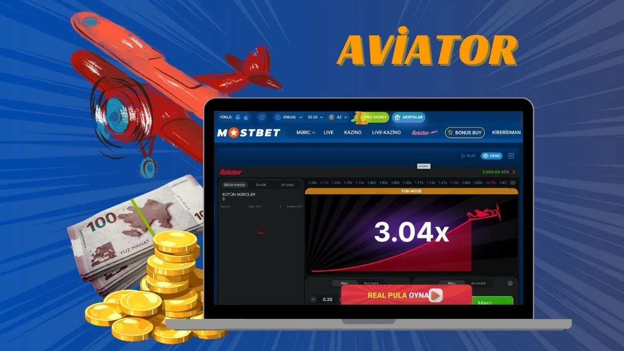 Mostbet Aviator oyunu